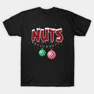 Chest Nuts Christmas Matching Couple Chestnuts T-Shirt